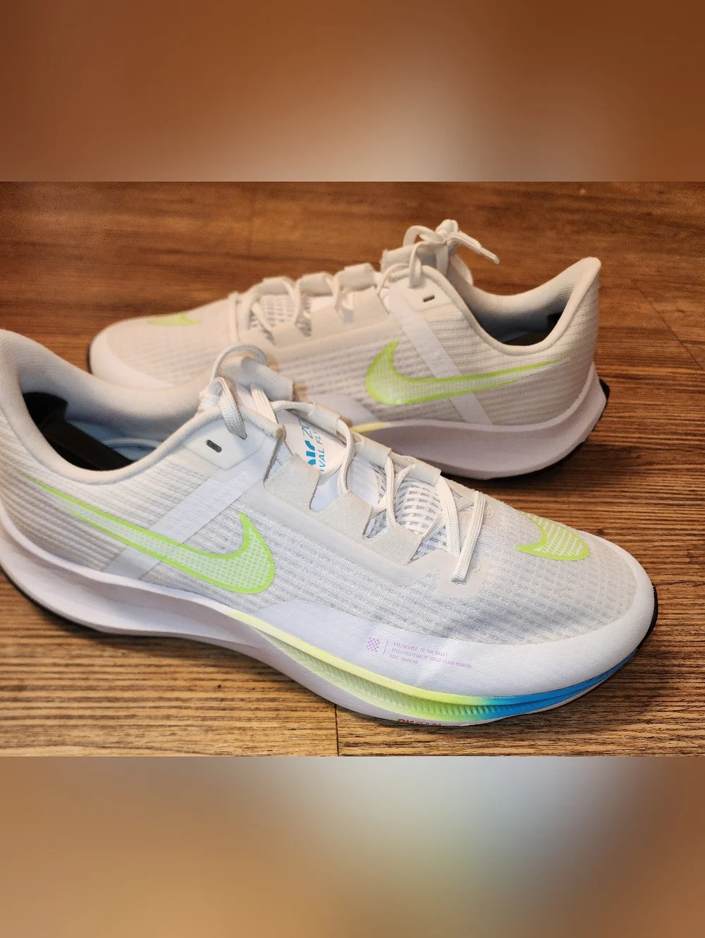 Size 11.5 - Nike Zoom Rival Fly 3 White Running Sneaker